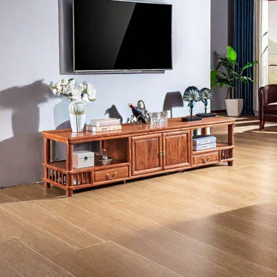 Meuble télé moderne en bois de rose hérisson chinois