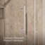 Levity Plus Frameless Sliding Shower Door, 77-9/16 In. H X 56-5/8 - 59-5/8 In. W, With 5/16 In.-Thick Crystal Clear Glass-1975576117