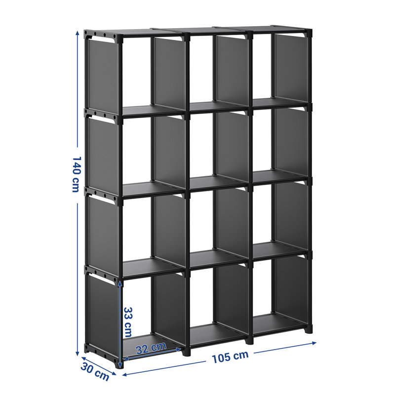 105cm W Fabric Shelving Unit