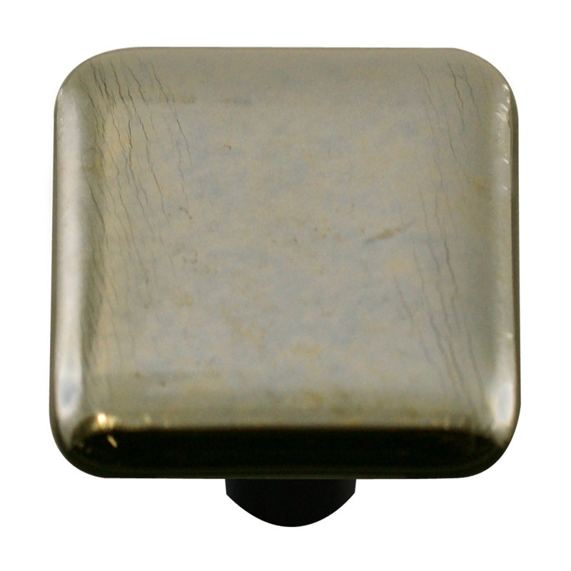 Metallic 1.5" Length Square Knob, Aluminum