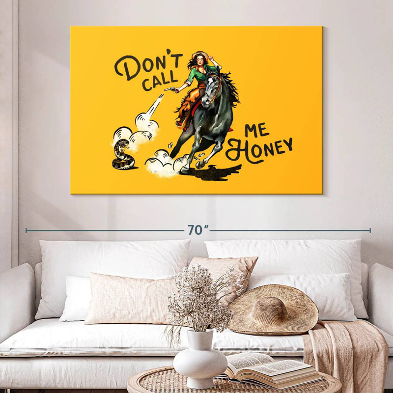 Lelar Don't Call Me Honey, 34" H x 51" W