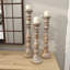 Colville 3 Piece Wood Tabletop Candlestick Set-1146826501