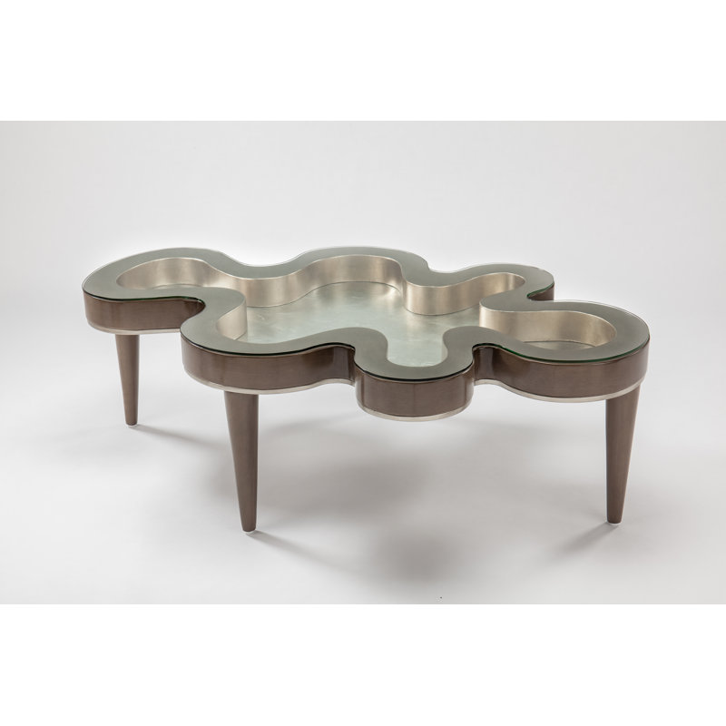 Glass Top Single Coffee Table