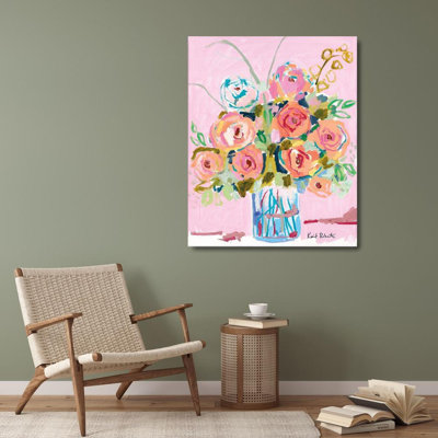 Art sur toile tendu avec Alcait Hill® Roberts, Kait Gallery, rose: Dreaming in Ballet Slipper