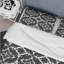 Ensemble de housse de couette transitionnelle gris foncé quadrilobe III-109160973