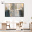 Ensemble contemporain sur toile, ensemble de 2 boho abstrait par Art Remedy-114217597-114217601