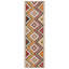 Tapis décoratif à motif géométrique croisé-728714612