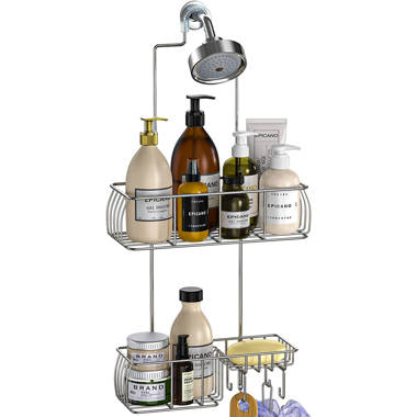 Rebrilliant Boba Hooks Stainless Steel Shower Caddy