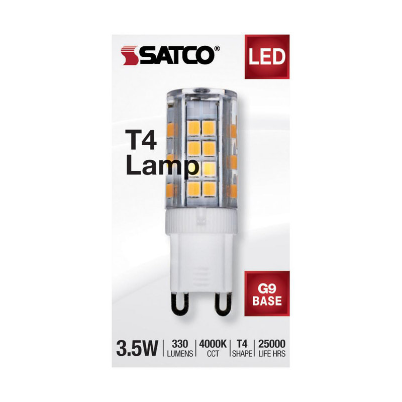 3.5 Watt Clear LED Bulb, 4000K
