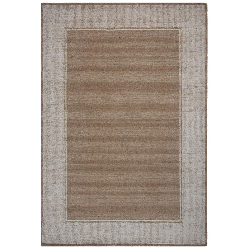 Tapis 100% laine touffeté à la main, Rectangulaire 3 pi x 5 pi