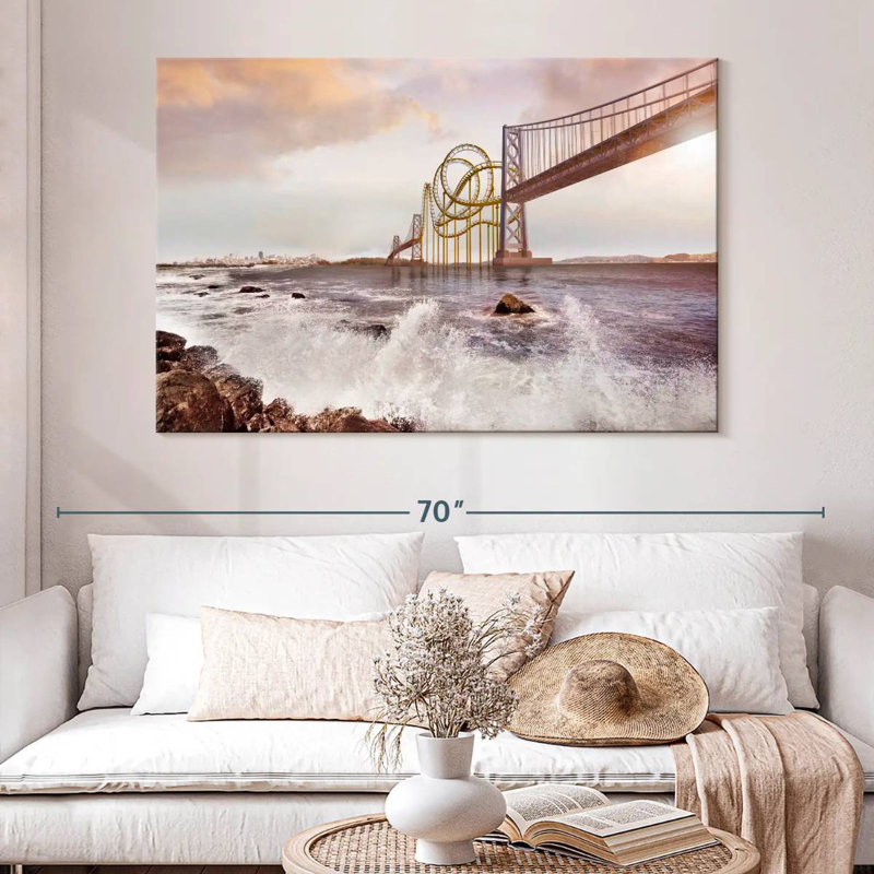 Roller Coaster Bridge, 34" H x 51" W