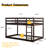 Twin Over Twin Solid Wood Bunk Beds With Ladder-671389107