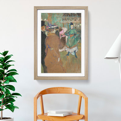Quadrille at the Cabaret by Henri de Toulouse-Lautrec - Framed Print