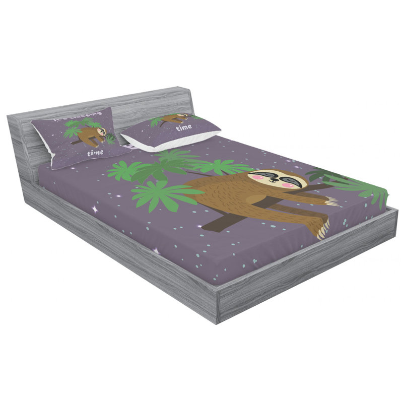 Microfiber Sheet Set, Queen Sheet Set with Fitted Sheet