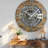 Wall Clock 24" Oversized for Living Room decor with Real Moving Gears England Collection-107103005