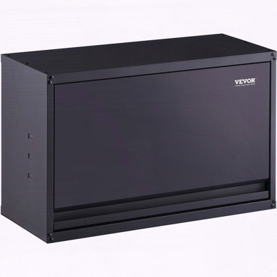 Metal Storage Cabinet with Adjustable Shelf, 20" Tall Wall-Mounted