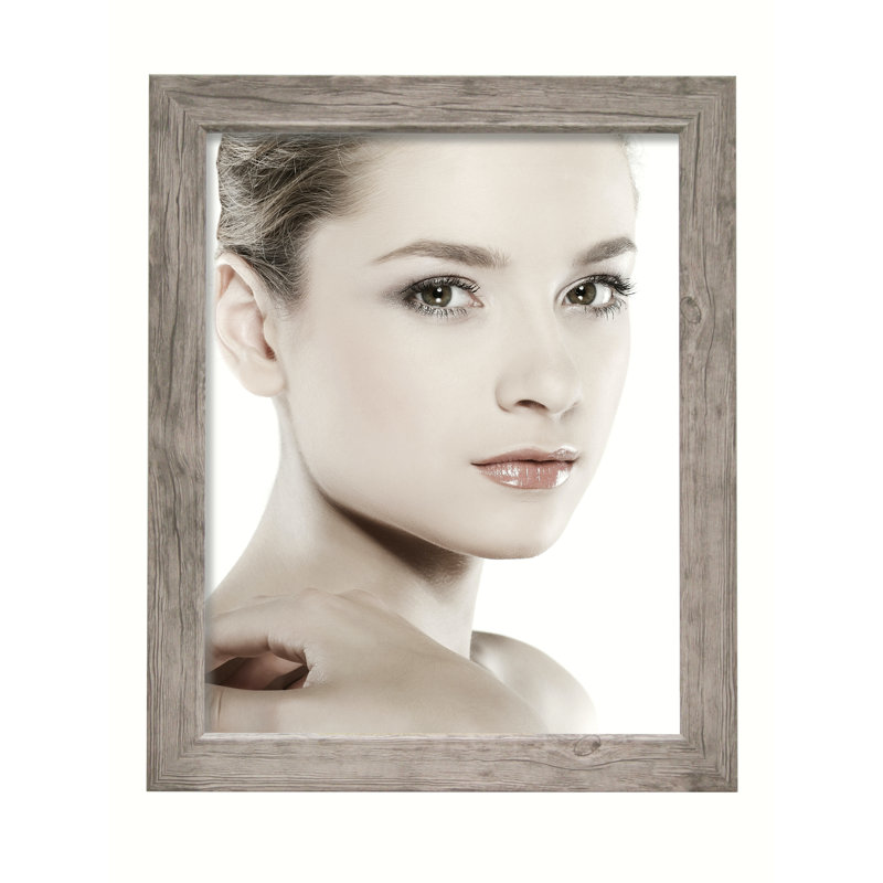 Kurt Wood Bevelled Picture Frame, 68.2cm H x 58.2cm W x 1.6cm D, Natural