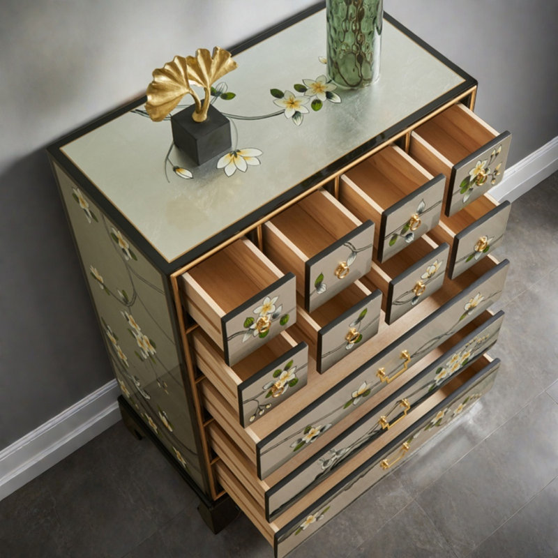 Simple Classical Painted Wooden Accent Chest