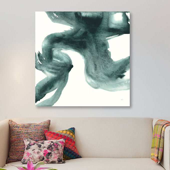 « jasper délavé i », impression sur toile, H 37 po x l 37 po x P 1,5 po, Pas de tapis, Toile tendue
