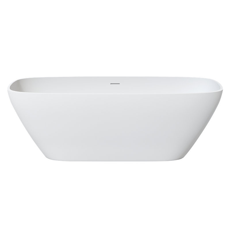 Baignoire de trempage à surface solide de 67 po