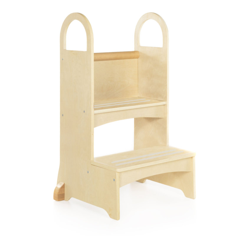 Household Helpers Kids Step Stool, Natural