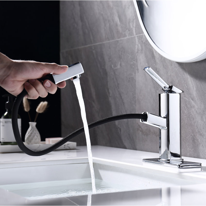 Single-handle Bathroom Faucet, Chrome