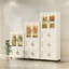 Armoire de rangement en plastique avec roues