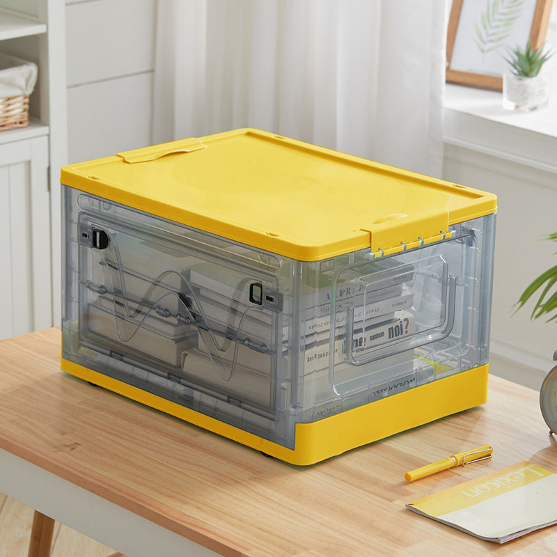Rebrilliant Plastic Storage Tub & Tote, Green, 68L