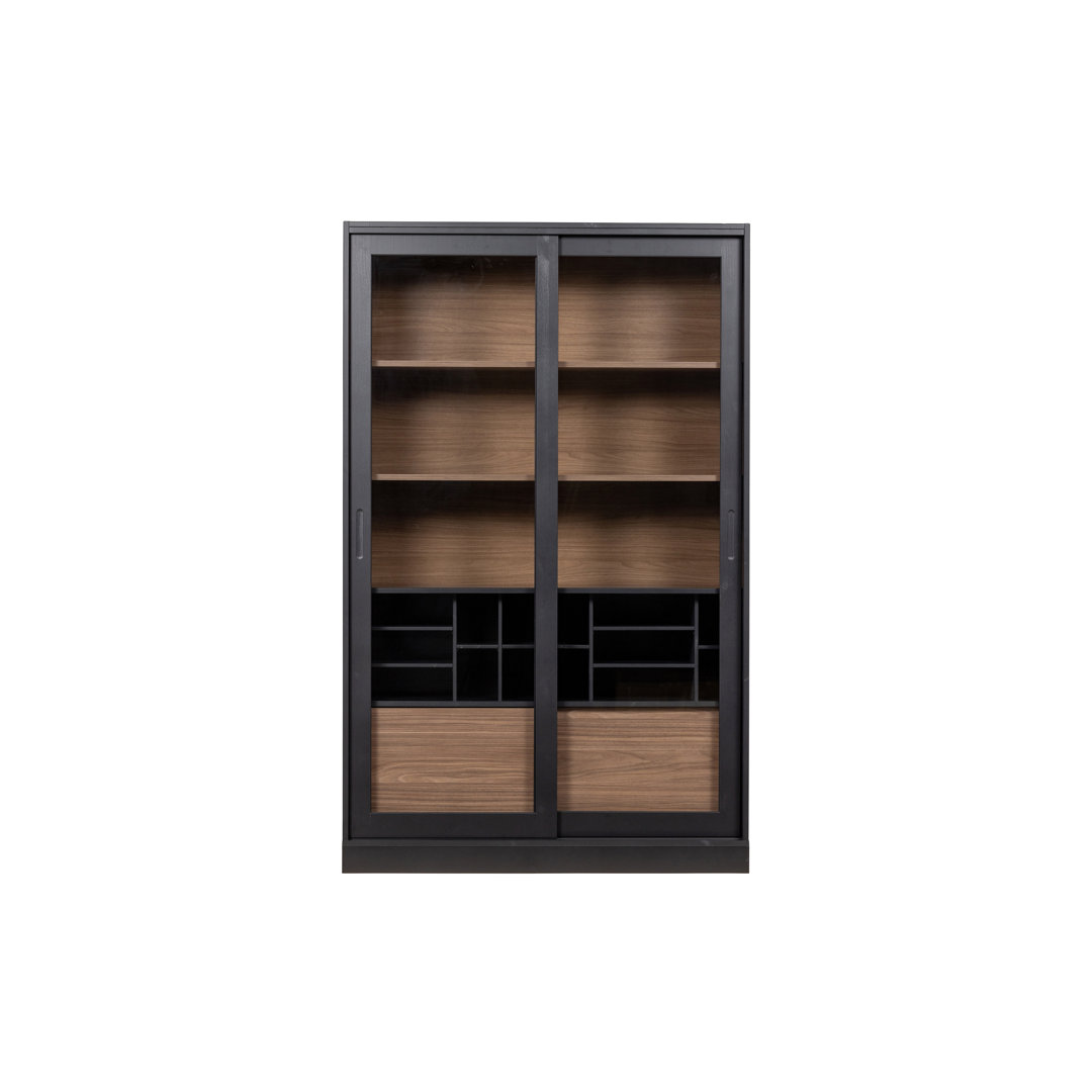 Dolphin Display Cabinet black,brown