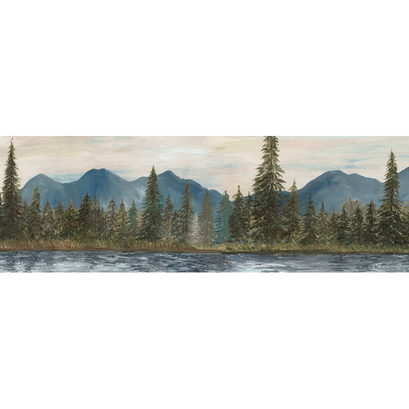 Next Stop - Wrapped Canvas Panoramic Painting, 25cm H x 76cm W x 3.81cm D