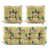 Motif floral jaune est en rupture de stock