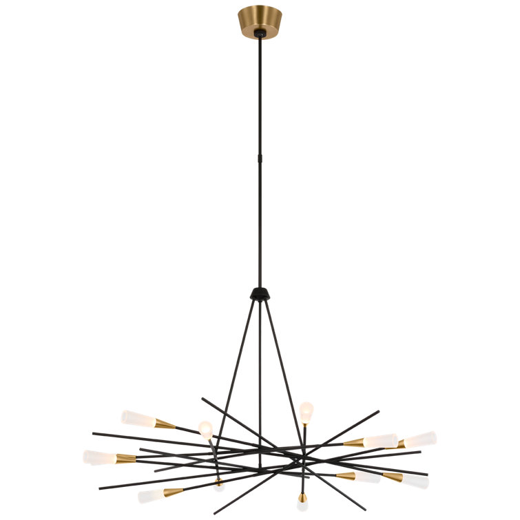 Stellar 12 - Light Metal LED Chandelier by Chapman & Myers