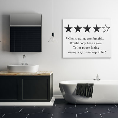 Quatre étoiles pour la salle de bain