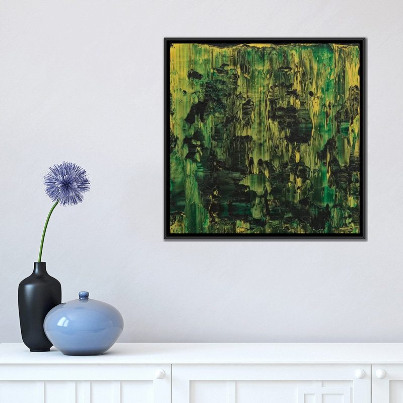 «Youngblood», reproduction sur toile, H 18 po x l 18 po x P 1,5 po, Toile avec cadre noir, Pas de tapis