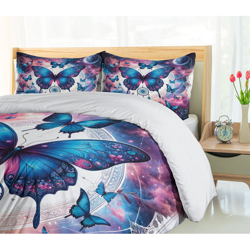 Boho Duvet Cover, California King Duvet Cover + 2 Standard Shams
