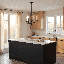 Lustre réglable 8 lumières Folsom en noir mat avec détails en chrome poli-582517424-582517439