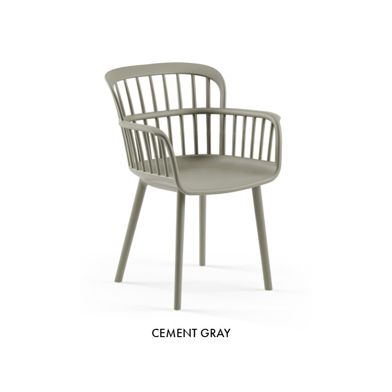 Tilia Eva-P Armchair, Grey