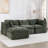 Compression Sectionals Chenille 111.8 Inch Modern L Shape For Home