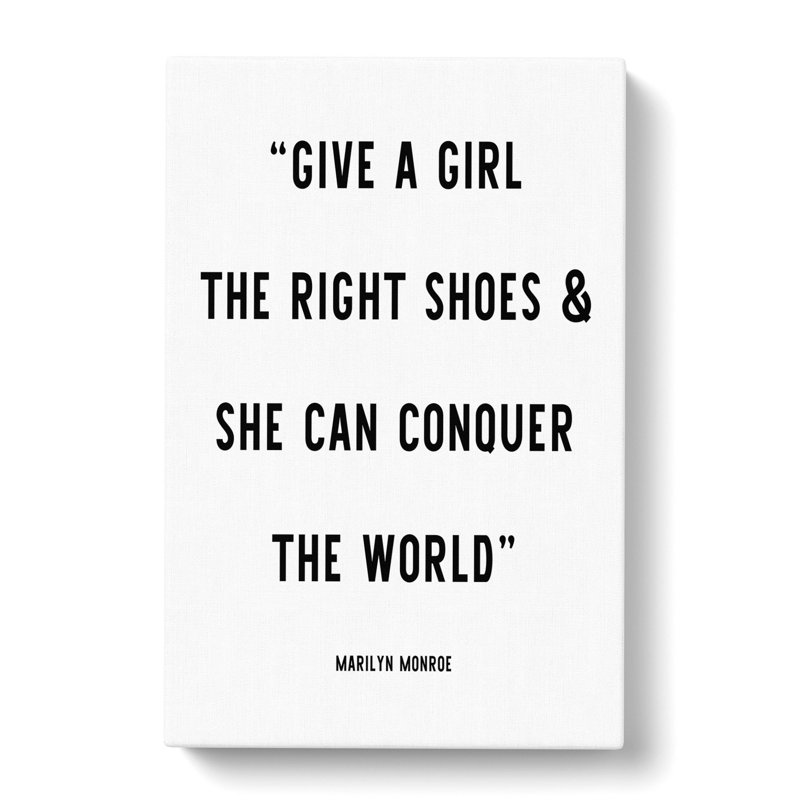 Conquer The World - Wrapped Canvas, 50cm H x 35cm W x 3cm D