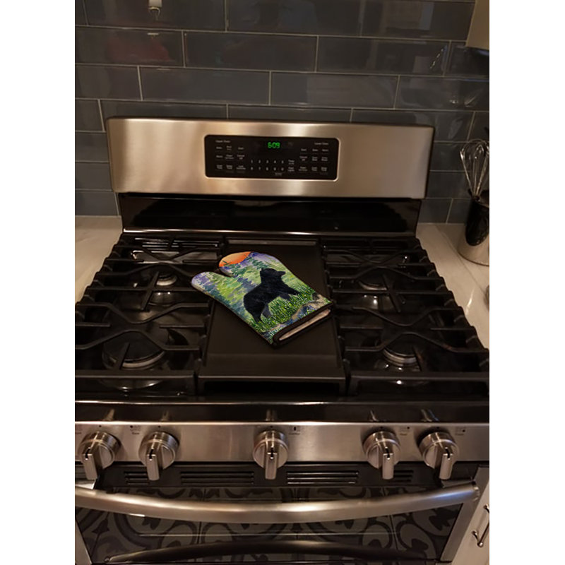 Caroline's Treasures Schipperke Polyester Oven Mitt