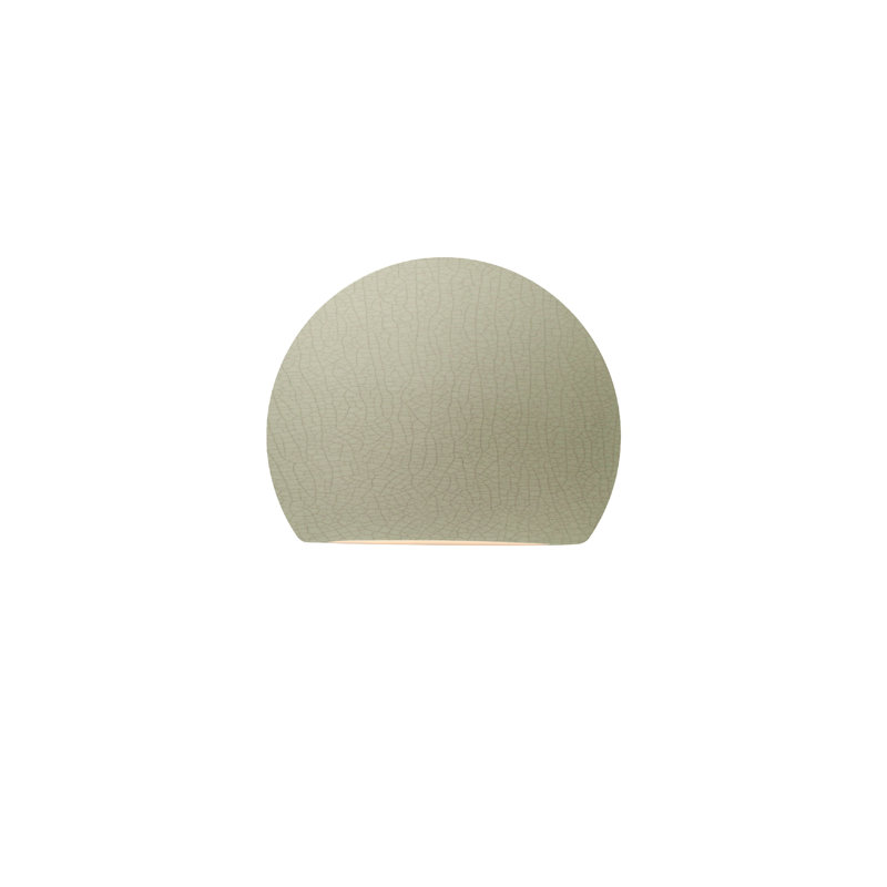 Azem Ceramic LED Wall Sconce, Celadon Green Crackle