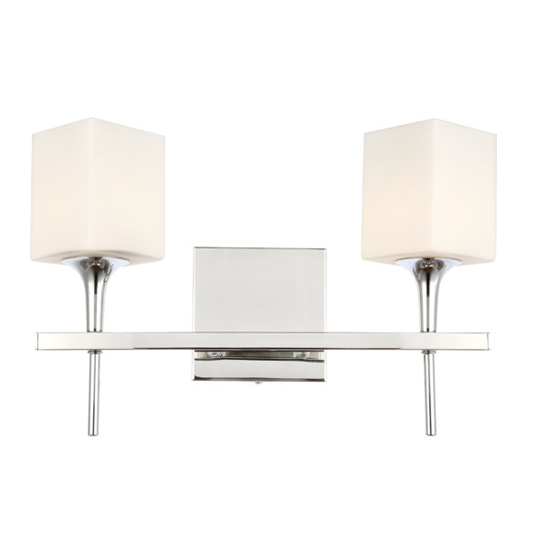 Ebern Designs Shults 2 - Light Dimmable Bath Bar | Wayfair Shults 2 - Light Dimmable Bath Bar