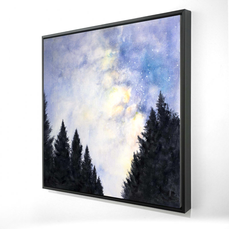 " Starry Sky In Forest "