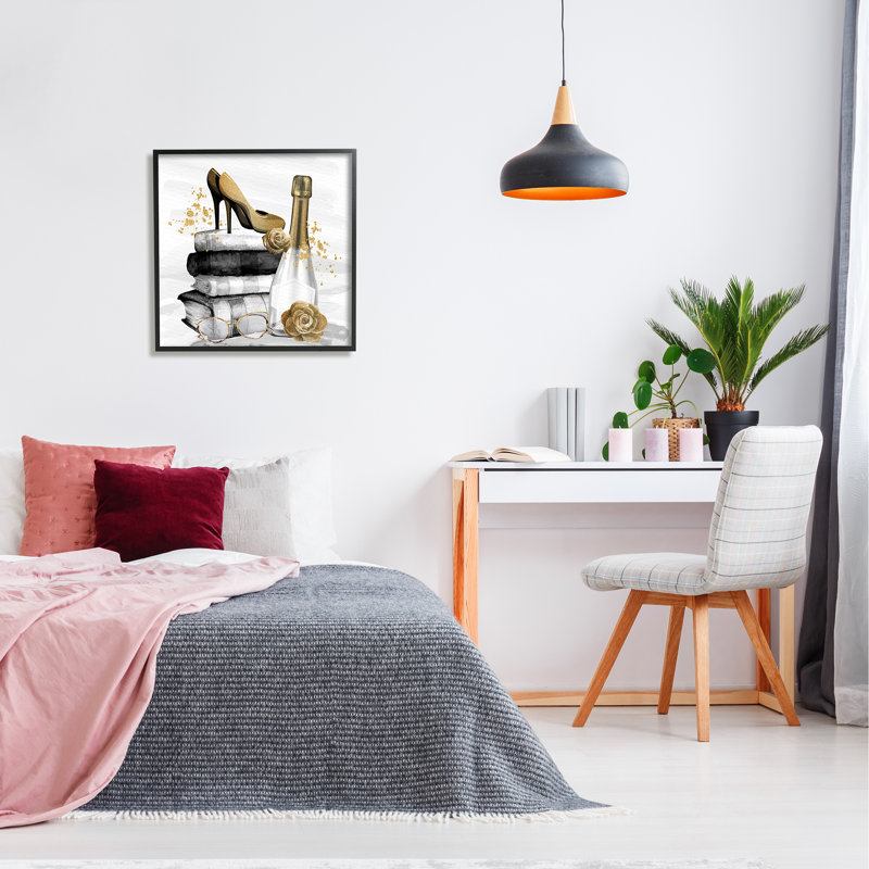 Make Me Hap-Pea Punny Romance-ao-646, Giclée encadrée noir minuit, H 24 po x l 24 po x P 1,5 po