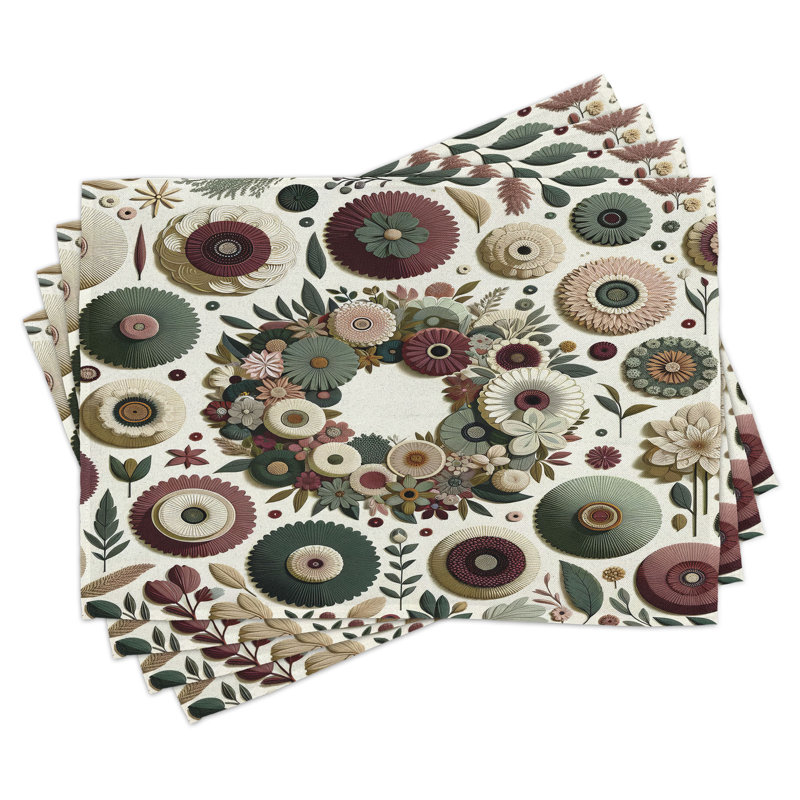 Ensemble de 4 napperons Ambesonne