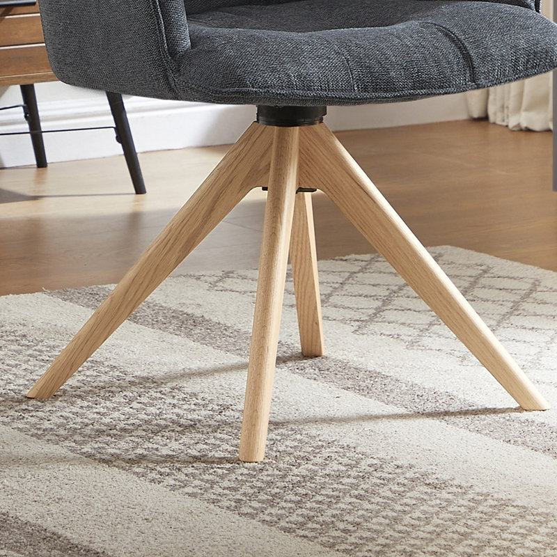 Blue Elephant Task Chair, Dark Grey Fabric