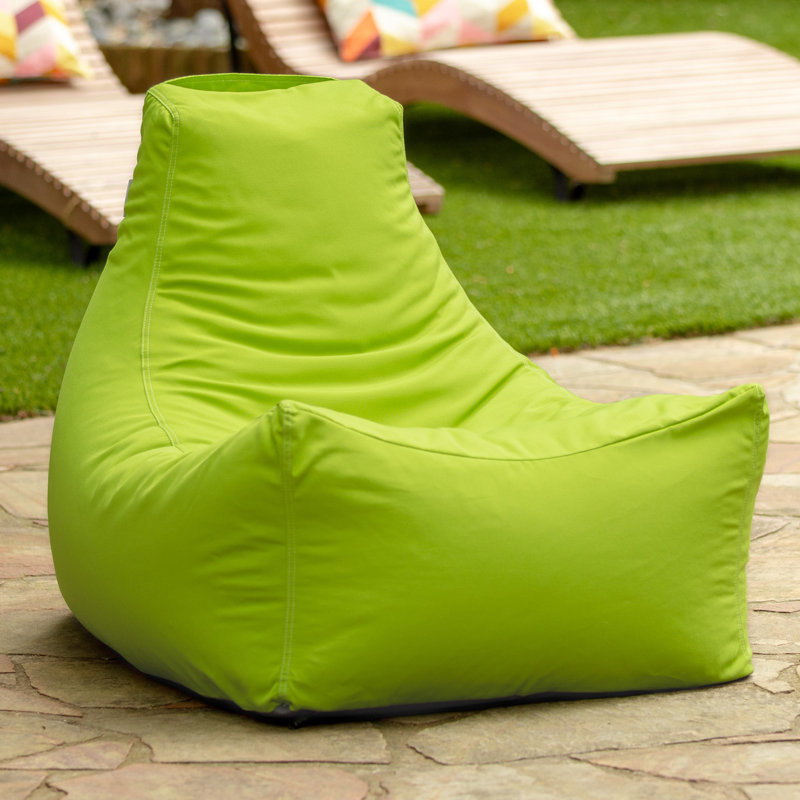 Fauteuil à billes Juniper, Acrylique vert lime