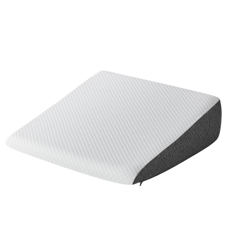 Bed Memory Foam Wedge Pillow, Acid Reflux Pillow, Cushion for Leg Elevation and Pain Relief, 11.8"