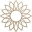 Médaillon de plafond en bois Daisy-59356292-59356312