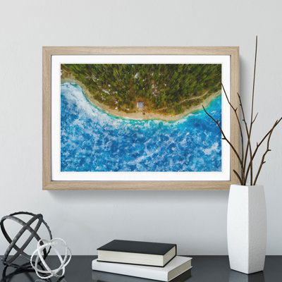 Beach in Canada - Picture Frame Painting